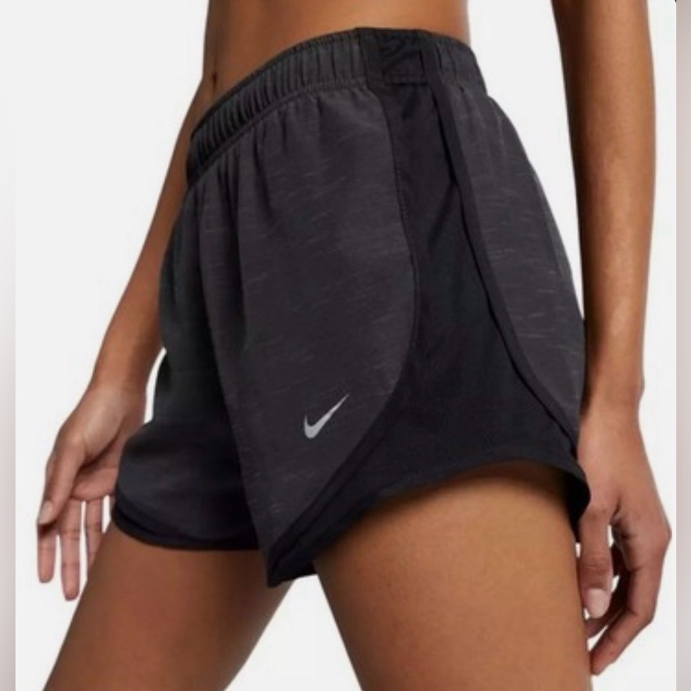Nike Dri-Fit Heather Gray Black Running Shorts size XS - Picture 2 of 7